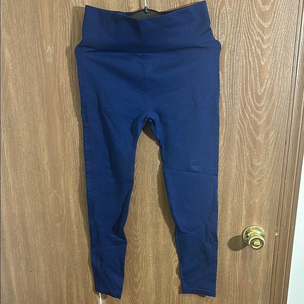 Navy ZYIA‎ Blue High-Waisted Leggings Like new size large